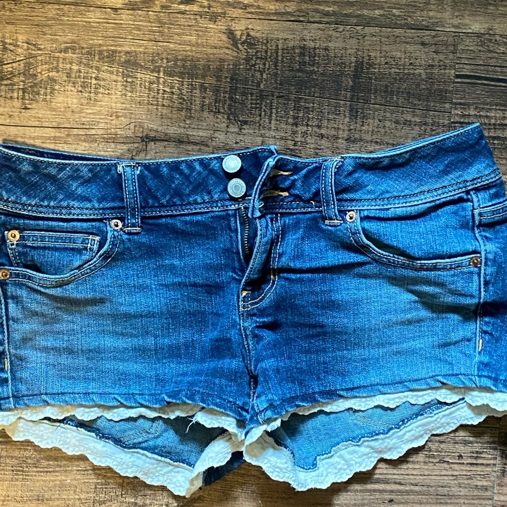American Eagle Shorts with Lace Trim